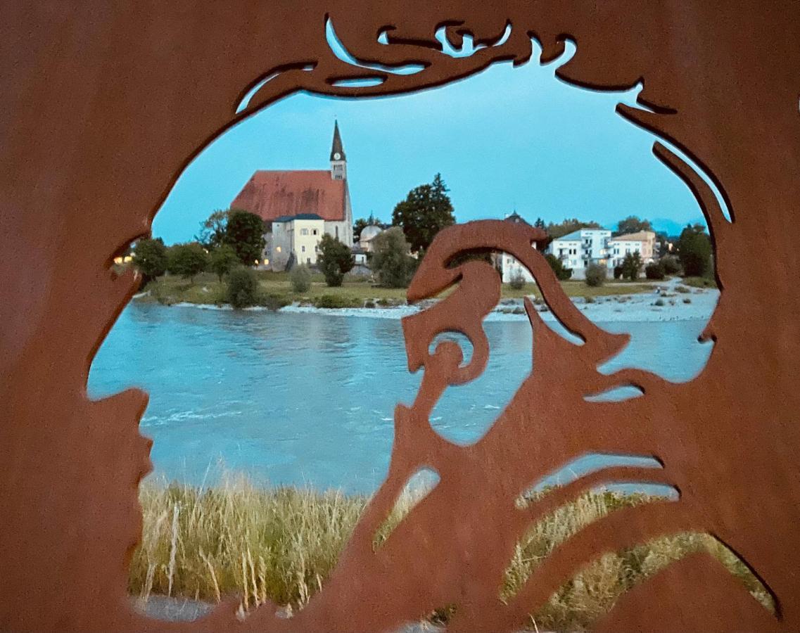 Ferienwohnung An Der Romantischen Salzachschleife Naehe Salzburg Laufen Zewnętrze zdjęcie